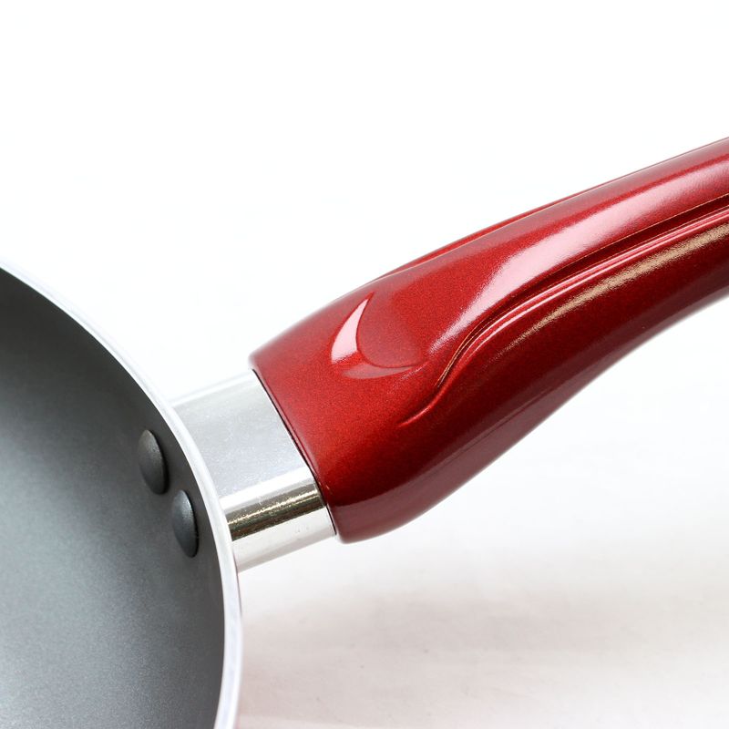 Oster Sato 10 Inch Aluminum Frying Pan in Metallic Red, 2 of 5