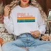 Simply Sage Market Women's Garment Dyed Graphic Sweatshirt Retro Fall Stripes - 2 of 2