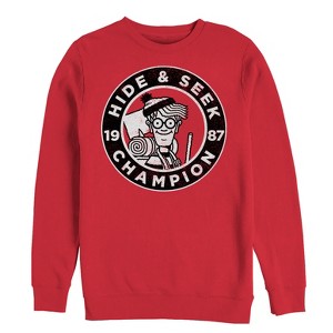 Men's Where's Waldo Hide and Seek Champion Sweatshirt - 1 of 3