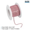 Unique Bargains Bags Clothing Decoration Crystal Rhinestone Sew on Close Claw Chain Trim - 2 of 4