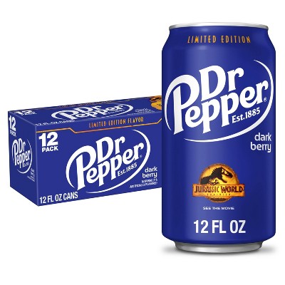 Dr Pepper Dark Berry - 12pk/12 fl oz Cans