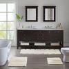 SEVOBAL Bathroom Rugs Bath Mat Rug Home Decor Carpet Shower Mat Home Decor High-low stripe for Floor Shower Room Bathroom, Beige, 24"*17"*1" - 3 of 4