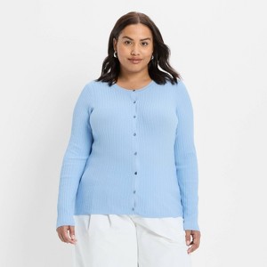 Women's Ribbed Cardigan - Future Collective - 1 of 3