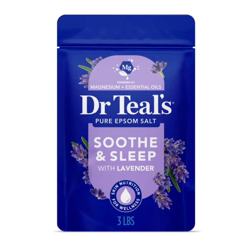 Dr Teal's Epsom Salt Soak, Soothe & Sleep Lavender (3lb)