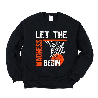 Simply Sage Market Women's Graphic Sweatshirt Let The Madness Begin