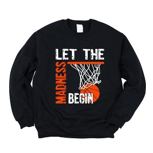 Simply Sage Market Women's Graphic Sweatshirt Let The Madness Begin - 1 of 3