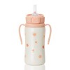 Grosmimi Stainless Steel Straw Cup with Flip Top - 10oz (300ml) - 2 of 4