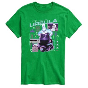 Men's - Disney - Ursula Computer Pop Up Short Sleeve Graphic T-Shirt - 1 of 4