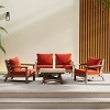 WestinTrends Avalon Outdoor 5-Piece Modular Sectional Patio Furniture Sofa Set - 2 of 4