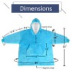 Solaris Fleece Blanket Hoodie Sweatshirt for 7-16yr Kid Teen Youth, Cozy Warm Plush Fleece Wearable Blanket Pullover with Larger Pocket - 4 of 4