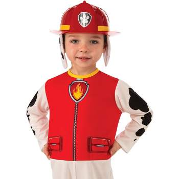 Childs Classic Marshall Fancy Dress Paw Patrol Costume Cartoon Dog Fireman  Kids