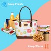 Tirrinia Large Insulated Lunch Tote Bag for Women, Cute Waterproof Leakproof Cooler Bag for Work, Adult Shopping Grocery Bags for Frozen Food - 2 of 4