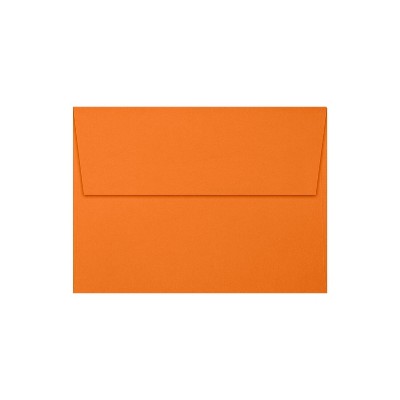 LUX A7 Invitation Envelopes (5 1/4 x 7 1/4) 50/Box Mandarin (EX4880-11-50)