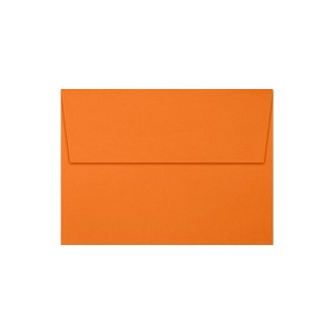 LUX A7 Invitation Envelopes (5 1/4 x 7 1/4) 50/Box Mandarin (EX4880-11-50) - 1 of 3