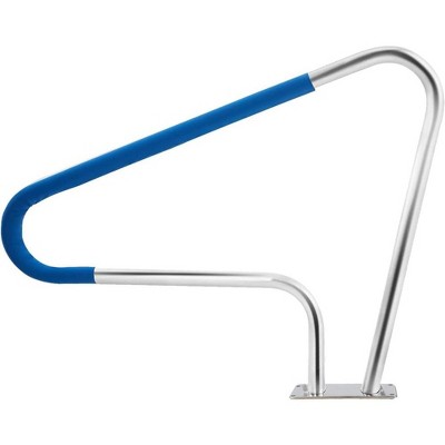 Pool Handrail for Inground Pools, 304 Stainless Steel Pool Stair Rail with 375lbs Load Capacity