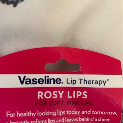  Vaseline Lip Therapy Rosy Lips 0.25 Oz./7 Grams, Pack