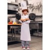 HalloweenCostumes.com Kids Linguini Costume | Disney and Pixar Ratatouille Youth Alfredo Linguini Chef Costume with Remy in Tall Hat - 2 of 4
