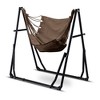 Ainfox 2 in 1 Portable Hammock Bed and Swinging Chair with Collapsible Steel Stand  With Carrying Bag - 2 of 4