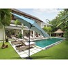 PAGED 9FT Patio Umbrella Modern Outdoor Market Umbrella with Tilt, Crank and 6 Ribs for Garden and Poolside, Base Not Included - 2 of 4