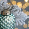NAYSAYE Party Decoration and Accessories Glass Tear Drop Ornaments Set of 6 for Christmas Tree Decorations, Blue, 1.7"*3.1"*0.07" - 2 of 4