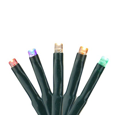 J. Hofert Co 240ct LED 16-Function Cluster Christmas Lights Multi-Color - 21' Green Wire