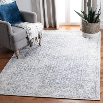 Ivory Silk Elegance 5'x8' Hand-Tufted Wool & Viscose Area Rug