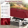 Tangkula 15.5 FT Double-sided Patio Umbrella w/ Solar Lights Outdoor Twin Size Umbrella - 4 of 4