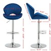 Kumasinova Modern Swivel Bar Stools Set of 2,Adjustable Barstools with Chrome Metal Base,Counter Height Bar Chairs for Kitchen,Bar,Office - 3 of 4