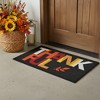 HomeRoots 17" X 29" Natural And Brown Thanksgiving Outdoor Coir Door Mat - 2 of 4