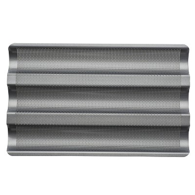 Graphite Steel Non-Stick 3-Channel Baguette Tray