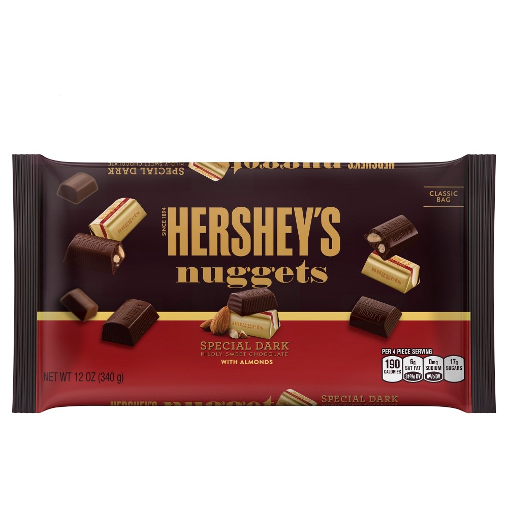 UPC 034000032105 product image for HERSHEY'S Nuggets Special Dark with Almonds - 12oz | upcitemdb.com