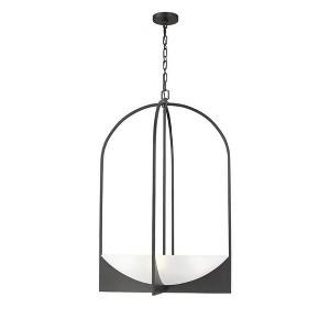 Z-Lite Devon 6 - Light Chandelier in  Matte Black - 1 of 4