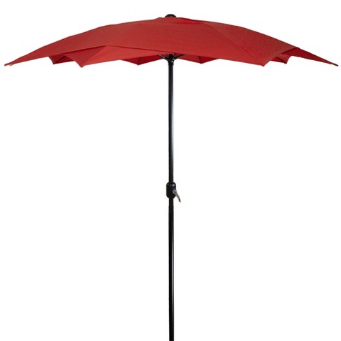 Northlight 8 85ft Outdoor Patio Lotus Umbrella With Hand Crank Terracotta Target