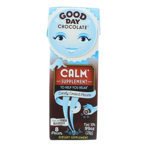 Good Day Chocolate - Chocolate Pieces - with Calm - Case of 12 - 0.99 oz - 1 of 2