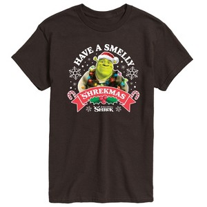 Men's - Shrek - Have a Smelly Shrekmas Short Sleeve Graphic T-Shirt - 1 of 3