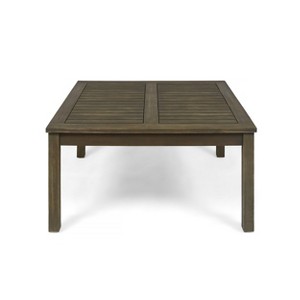 GDFStudio Abena Outdoor Acacia Wood Coffee Table - 1 of 4