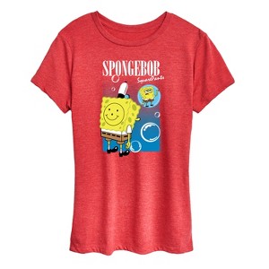 Women's - Spongebob Squarepants - Bubbles Short Sleeve Graphic T-Shirt - 1 of 4