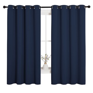 NICETOWN Grommet Top Blackout Curtains, Thermal Insulated Noise Reducing Window Drapes (Set of 2) - 1 of 4