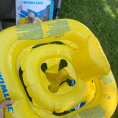 Swimline 52 Inflatable Children s 1 person Swimming Pool Baby Seat Float Yellow Target