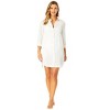 Women's Long Sleeve Button Up Cover Up - image 4 of 4