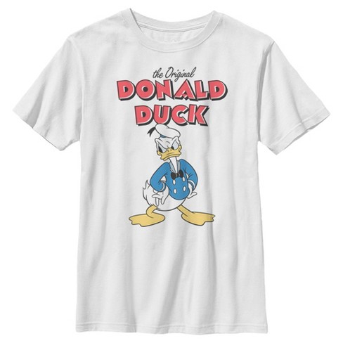 White donald duck store t shirt