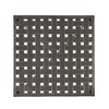 NicBex Modern Powder Coated Iron Outdoor End Table, Black Brush Silver Finish Patio Side Table, Square Outdoor Side Table - 4 of 4