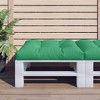 vidaXL Chair Cushion Outdoor Patio Pallet Seat Cushion Sofa Chair Pad Fabric - Green 27.6" x 27.6" x 4.7" - 2 of 4