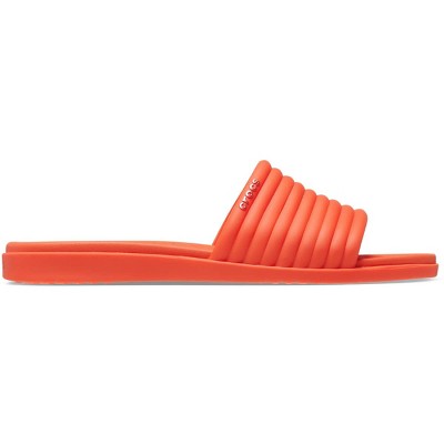 Crocs Womens Miami Slides, Lava, W8 : Target