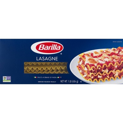 Barilla Wavy Lasagna Noodles - 16oz : Target