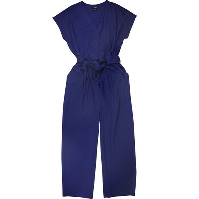 Alfani Womens Wide Leg Jumpsuit