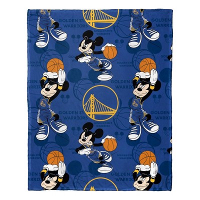 NBA Lakers Basketball Mickey Hugger Pillow & Silk Touch Throw Set Northwest