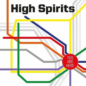 High Spirits - You Are Here - blue w/ white & red splatter (Vinyl) - 1 of 1