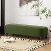 VYNXARIA Dark Green Rectangular Ottomans and Benches - 250 lbs Capacity, Versatile and Stylish Design - 2 of 4