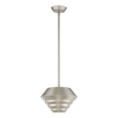 Livex Lighting Amsterdam 1 - Light Pendant in  Brushed Nickel